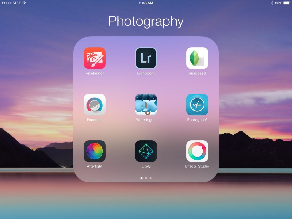 photo-editing-apps-ipad-home-screen