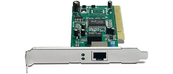 green TRENDnet PCI Adapter network card