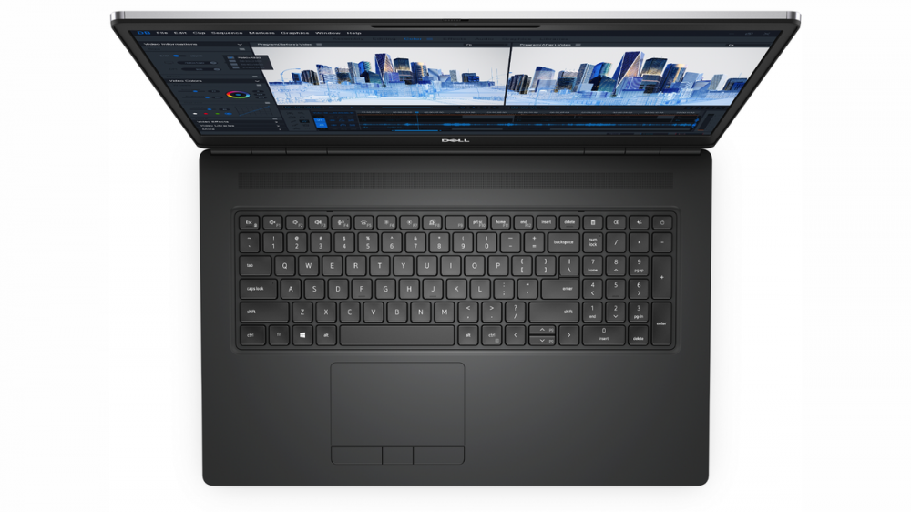 The Dell Precision 7760 laptop.