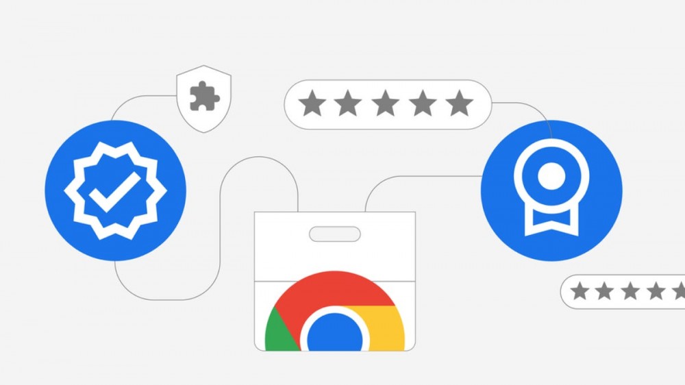 New chrome web store badges show safe extensions