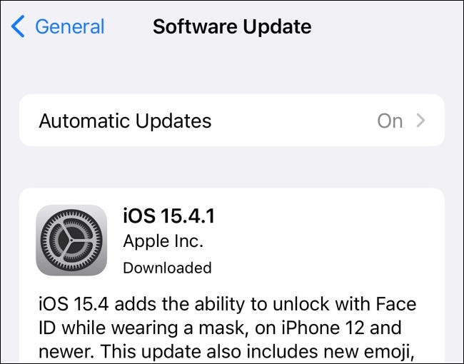 iOS Software Update