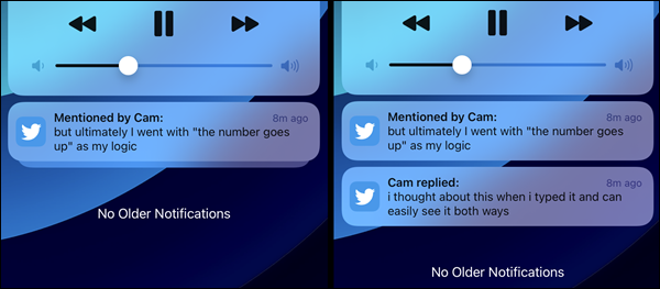 Notification Grouping.