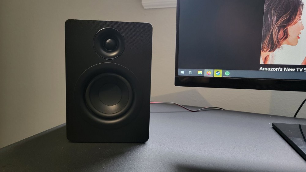 MonoPrice DT-3BT seconary speaker on desk