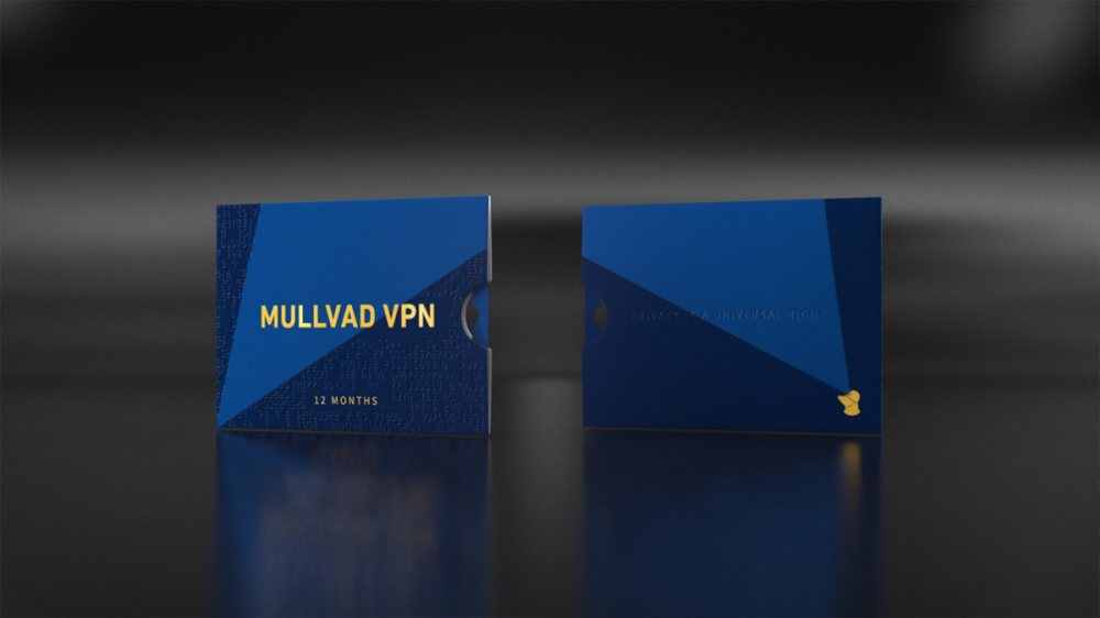 A Mullvad VPN voucher.