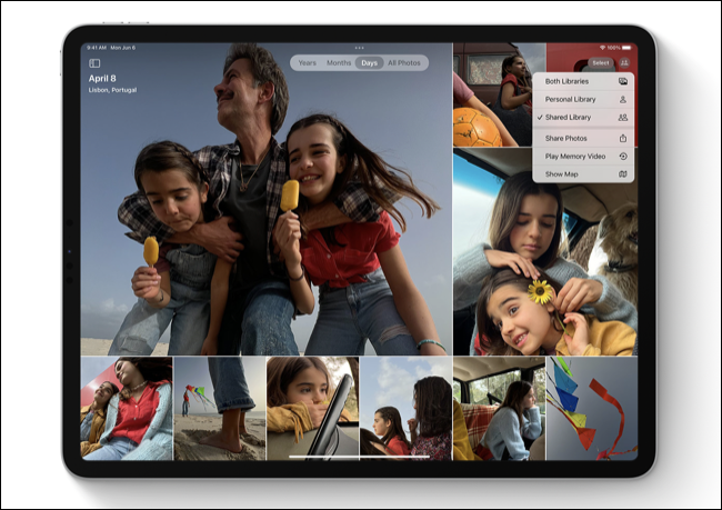 iPadOS 16 iCloud Shared Photo Library