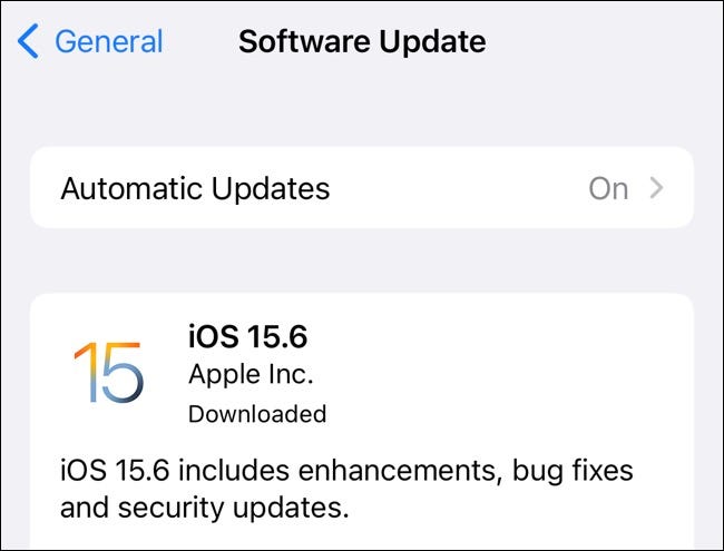 iPhone Software Update