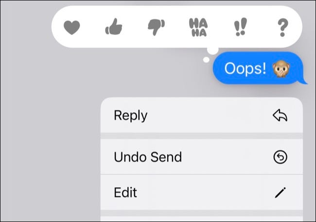 Unsend or Edit a Message