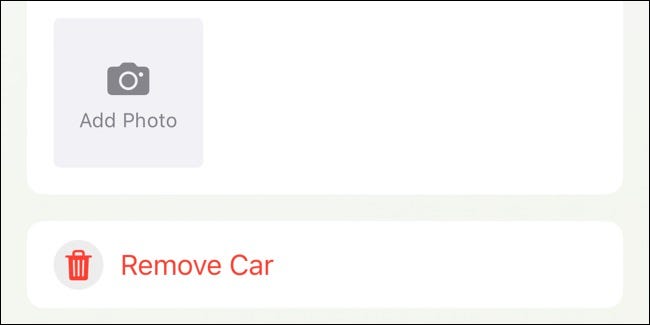 Remove parked car marker in Apple Maps