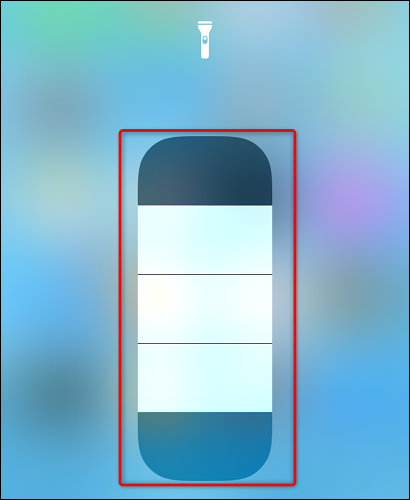 Choose the iPhone's flashlight brightness.