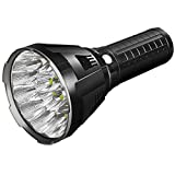 IMALENT MS18 Brightest Flashlight 100,000 Lumens, LED Flashlight 18pcs Cree XHP70.2 LEDs, Rechargeable Powerful Torch Long Throw Up to 1350 Meters, with OLED Display and Built-in Cooling Tools