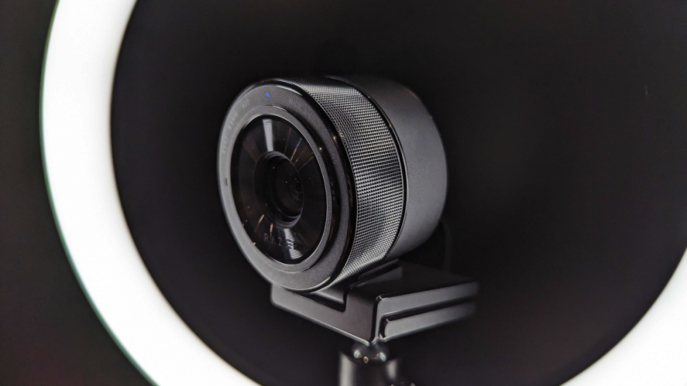 The Razer Kiyo Pro Ultra with a ring light.