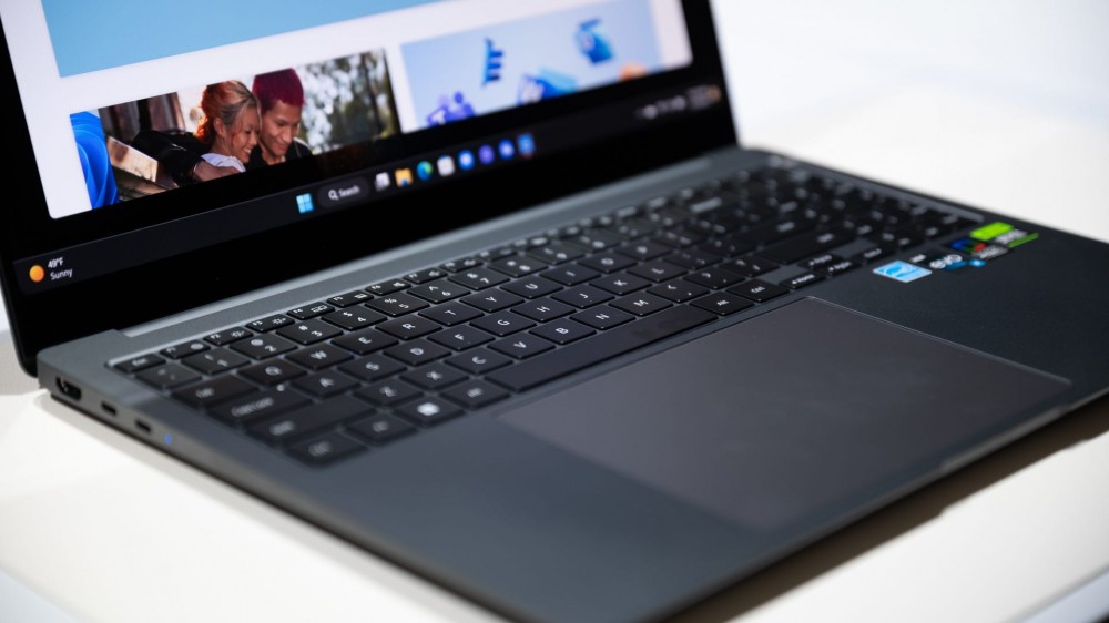 The Samsung Galaxy Book 3 Ultra's keyboard at Unpacked