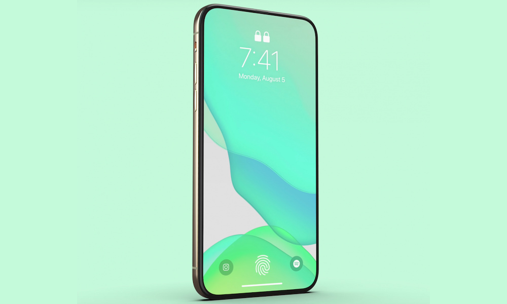 2020 iPhone Concept with Ultrasonic Touch ID and Face ID