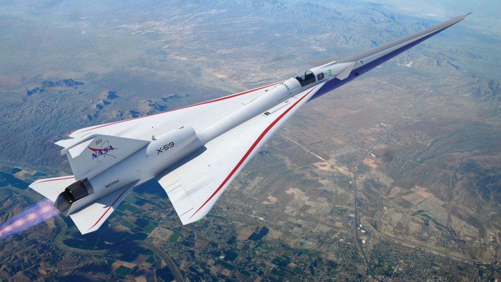 nasa x-59 supersonic plane