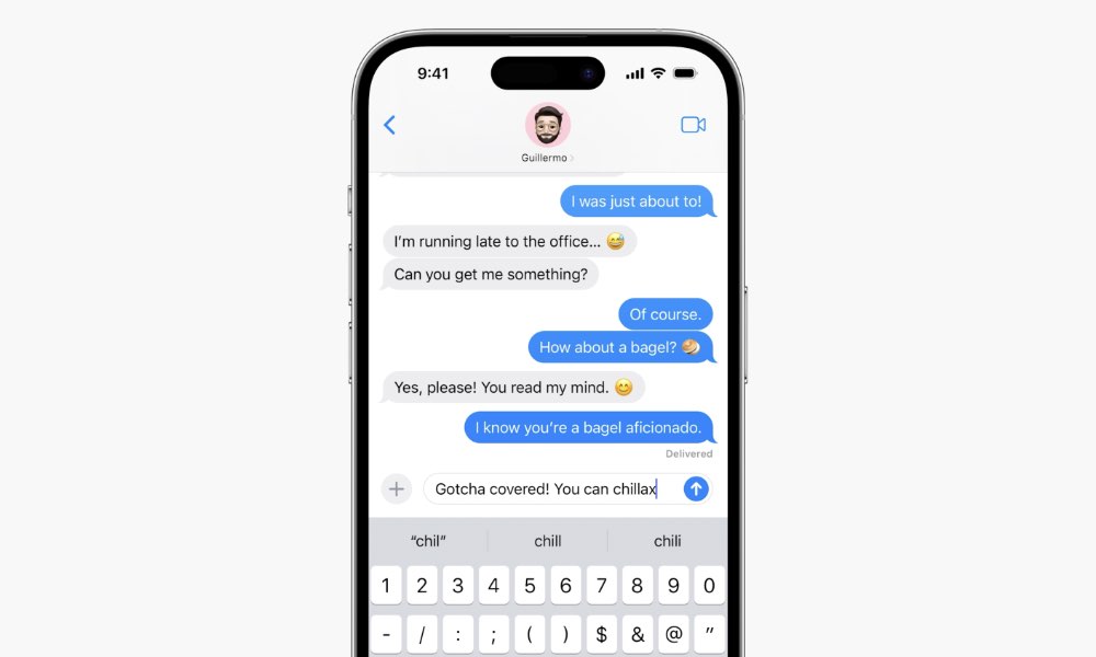 WWDC2023 iOS 17 keyboard