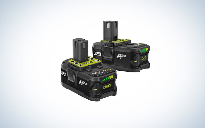 Ryobi One+ 18v batteries