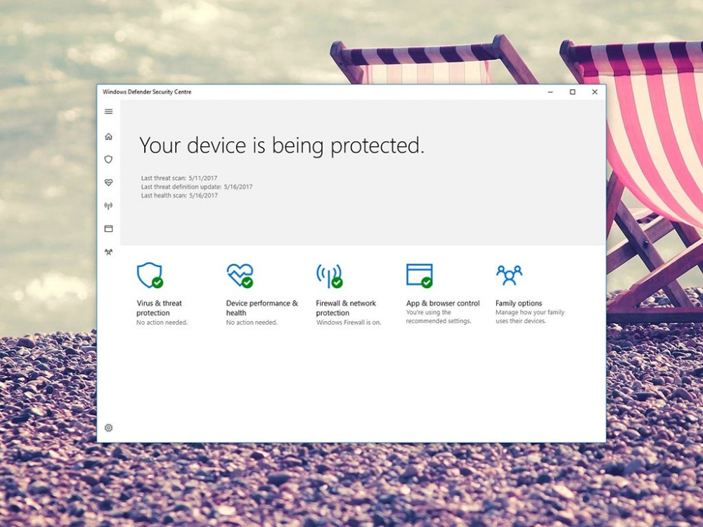 Windows Defender, an antivirus program that will help you remove malware from Windows computers.