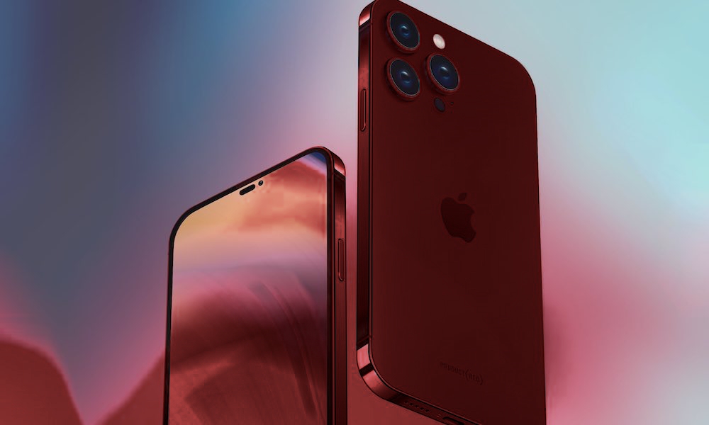 Crimson Red iPhone 14 Pro Concept