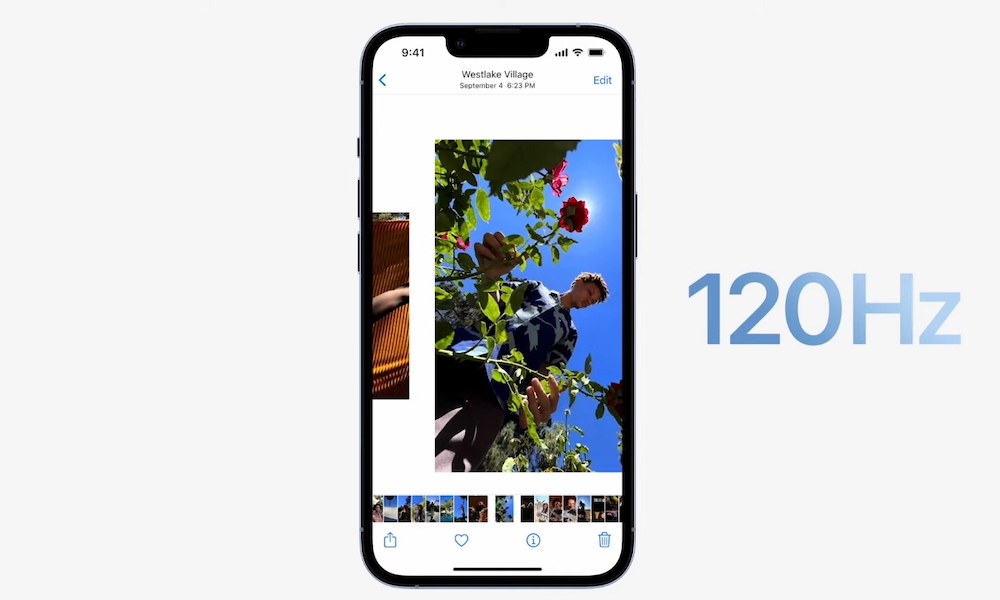 iPhone 13 Pro Max 120Hz ProMotion Display