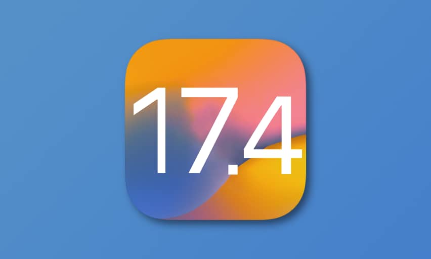 iOS 17.4 logo