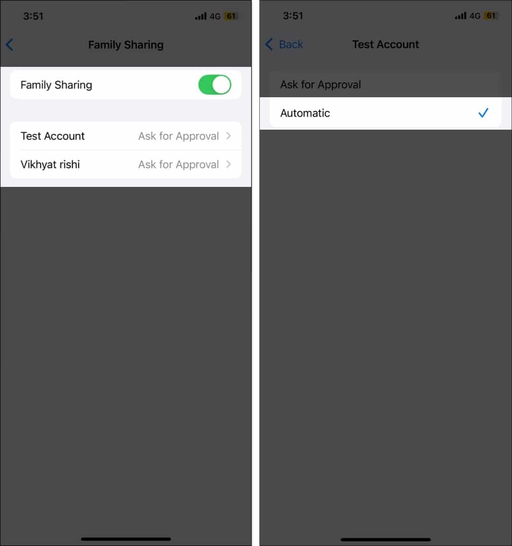 Enable Family Sharing on iPhone Personal Hotspot