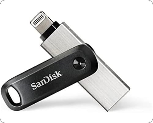 SanDisk iXpand iPhone Flash Drive Go.