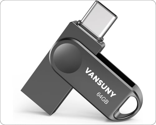 Vansuny Dual best USB C Flash Drive for iPhones.