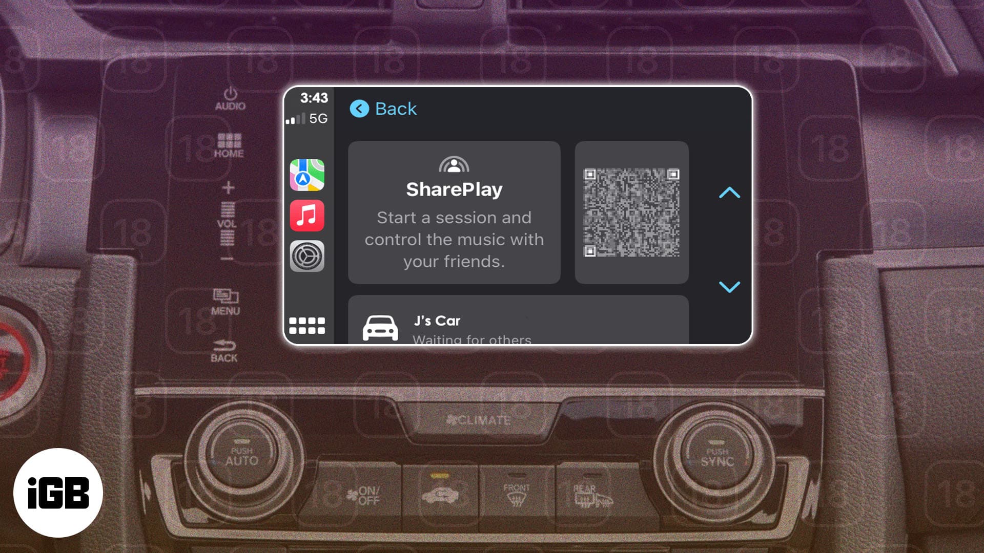 How to use SharePlay on Apple Music in your car.