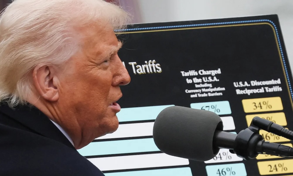 Trump tariff chart