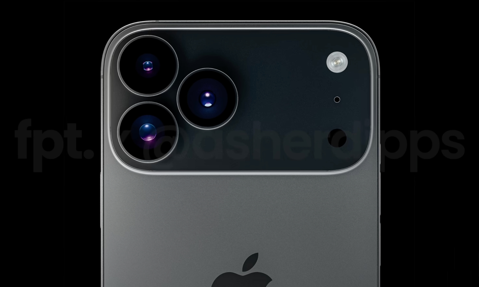 iPhone 17 Pro big camera bar render leak Prosser Dipprey FPT