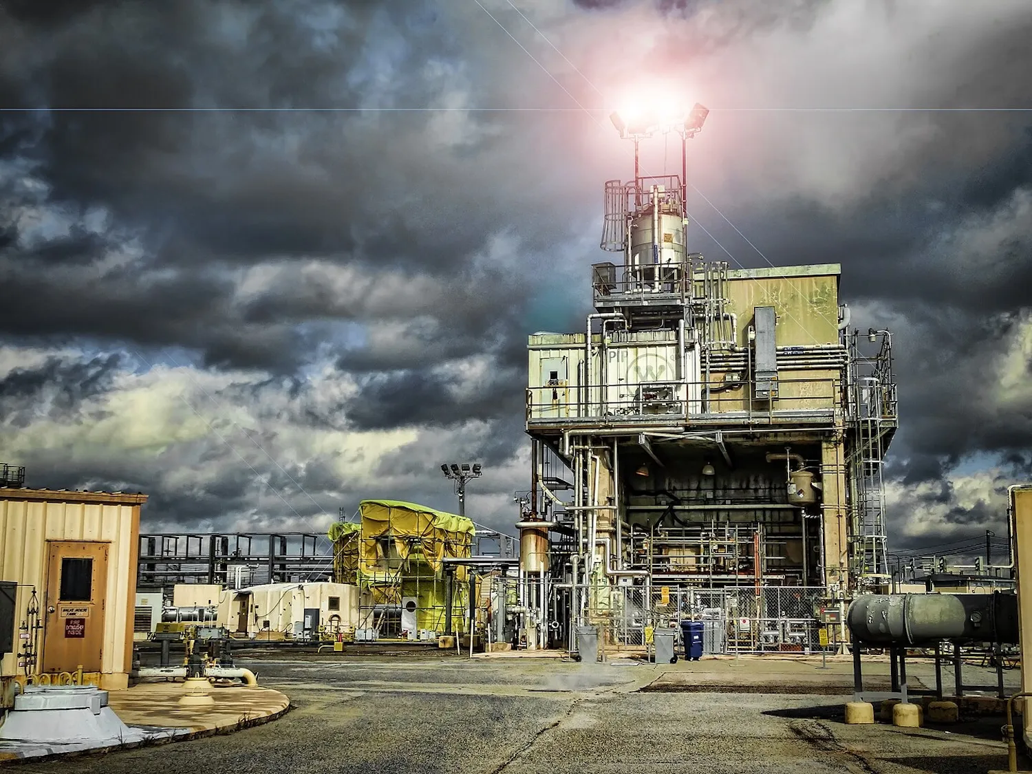 An evaporator system located at the F Tank Farm. Credit: Michael Shaffer / Savannah River Remediation