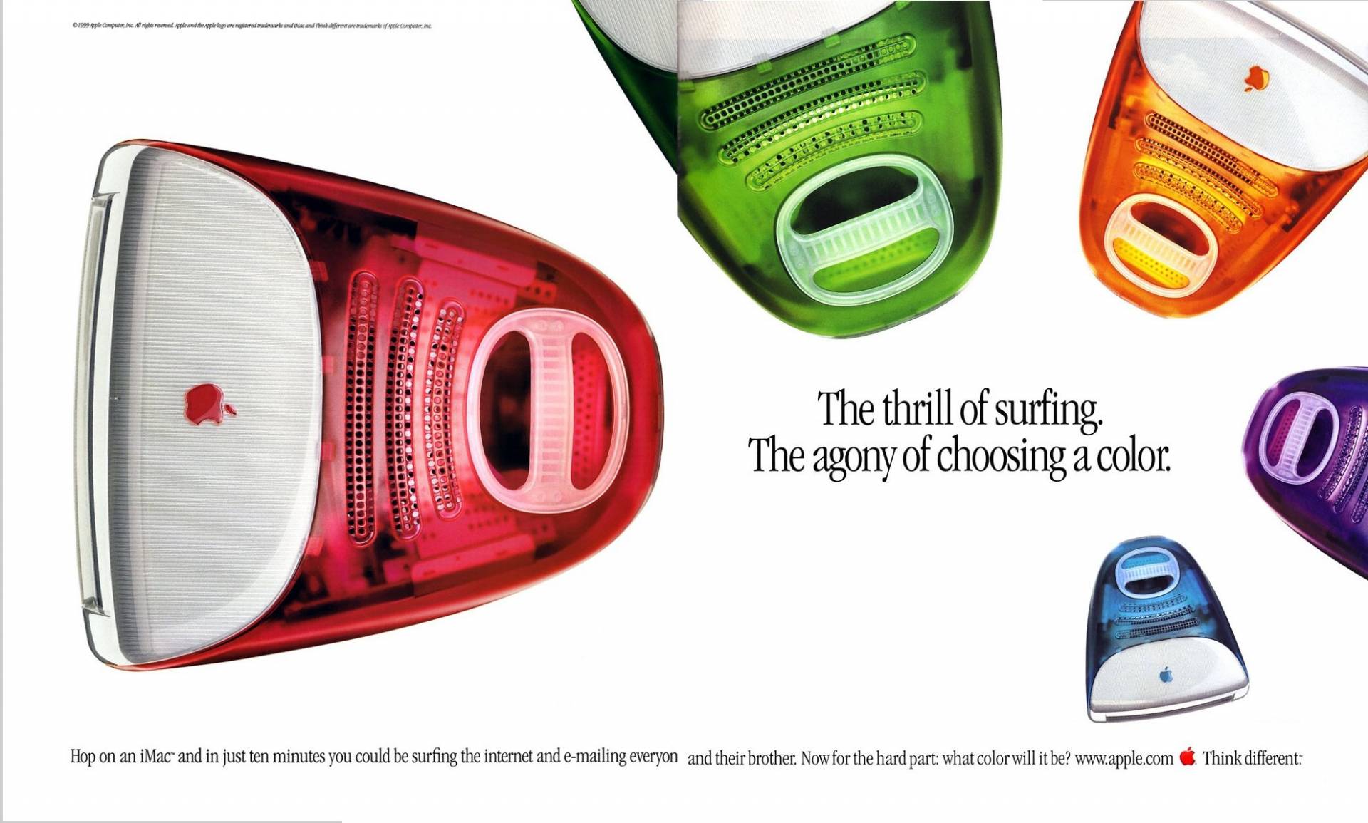 Imac G3 Ad The Thrill Of Surfing