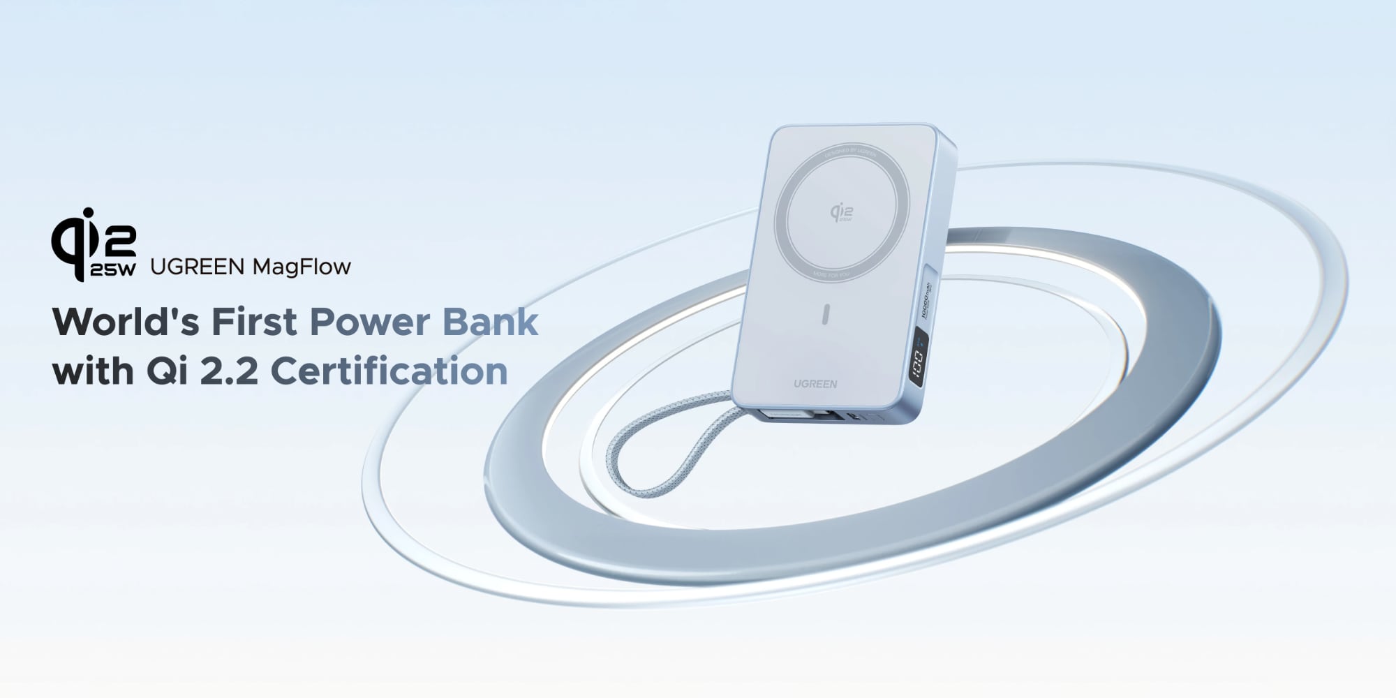ugreen Magflow Power Bank Qi 2.2