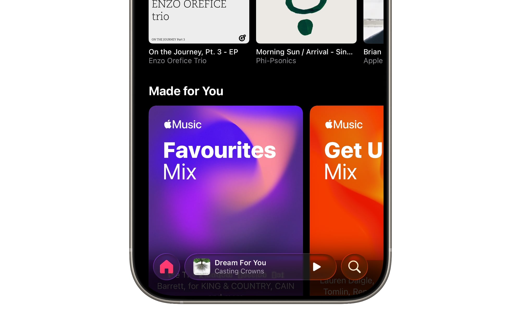 iOS 26.1 Apple Music MiniPlayer swipe