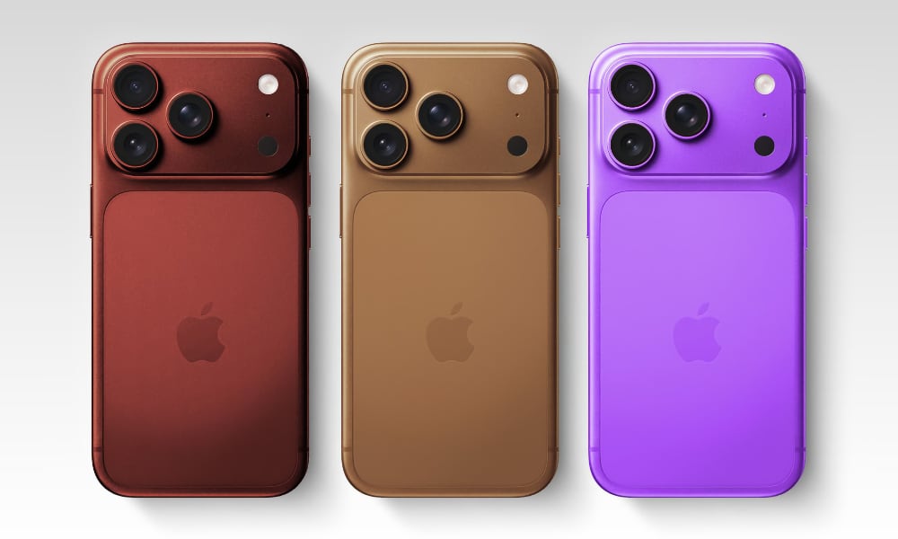 iPhone 18 Pro rumored color renders burgundy coffee purple MacRumors