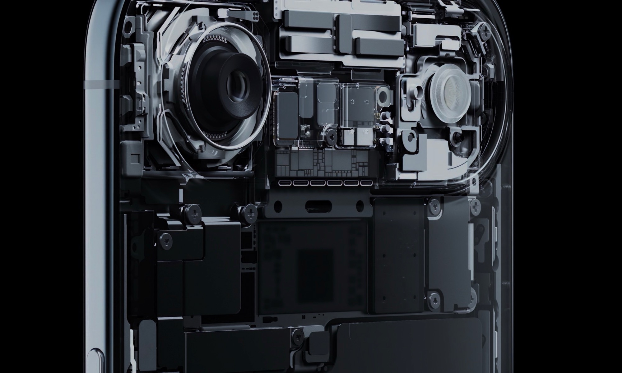 iPhone Air camera plateau internals