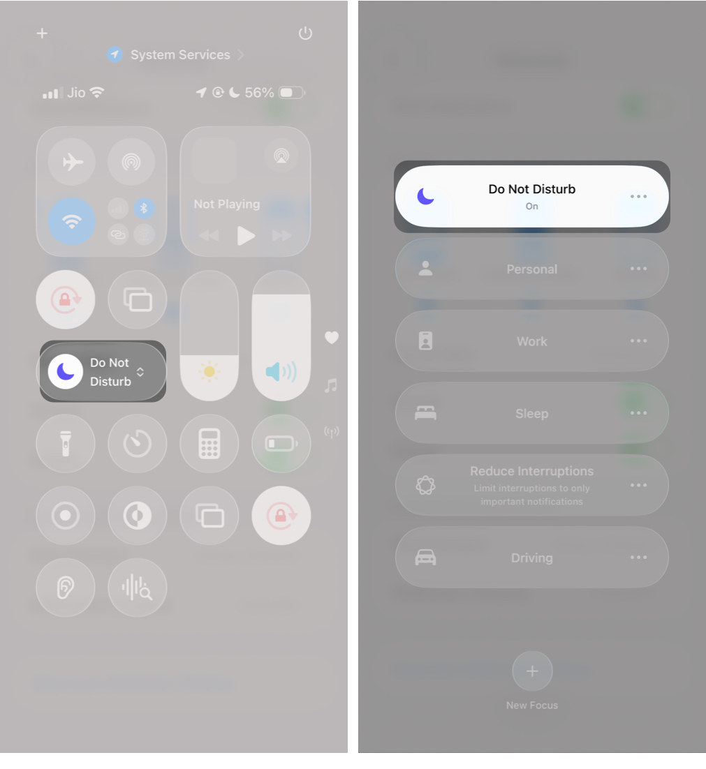 Turn Off Do Not Disturb